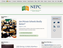 Tablet Screenshot of nepc.colorado.edu