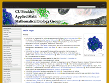 Tablet Screenshot of mathbio.colorado.edu