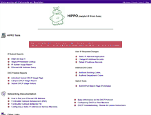 Tablet Screenshot of hippo.colorado.edu