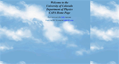 Desktop Screenshot of capa.colorado.edu