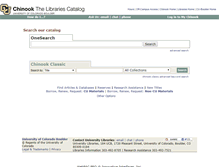 Tablet Screenshot of libraries.colorado.edu