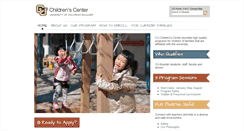 Desktop Screenshot of childcare.colorado.edu