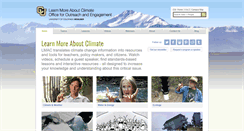 Desktop Screenshot of learnmoreaboutclimate.colorado.edu