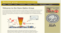 Desktop Screenshot of nano-optics.colorado.edu