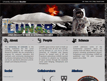 Tablet Screenshot of lunar.colorado.edu