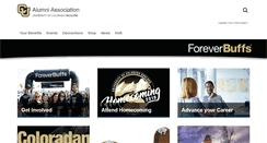 Desktop Screenshot of alumni.colorado.edu