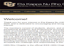 Tablet Screenshot of hkn.colorado.edu